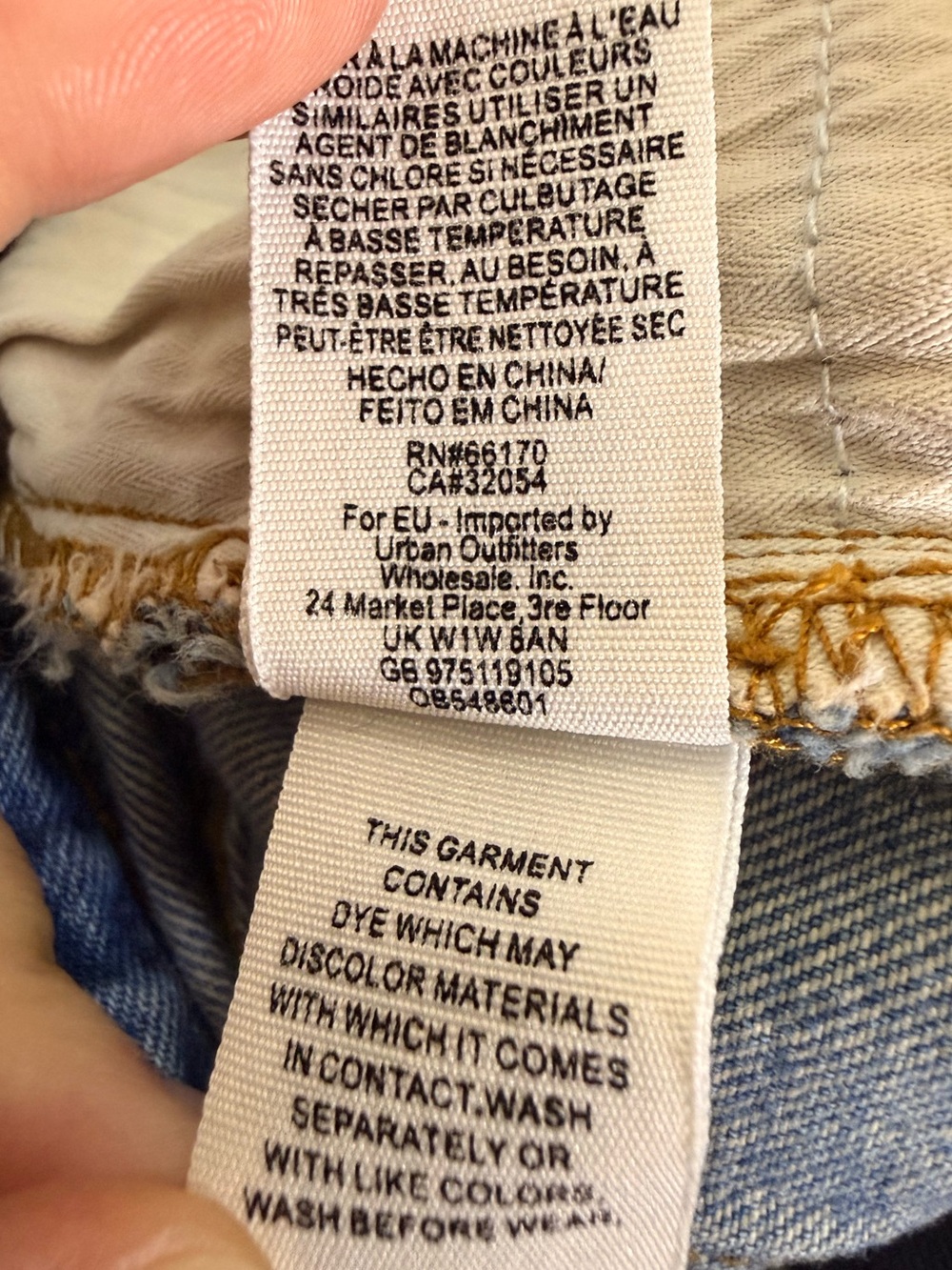 Free People Distressed Light Wash Straight Leg High Rise Jeans Size 28 - Picture 12 of 12